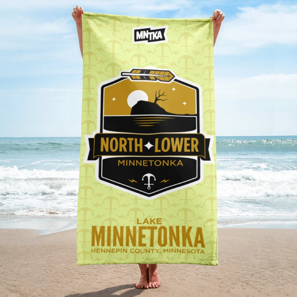 North Lower Lake Towel - Lake Minnetonka